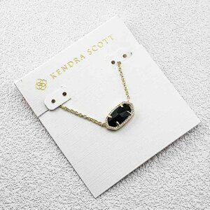 Kendra Scott Black Glass Necklace